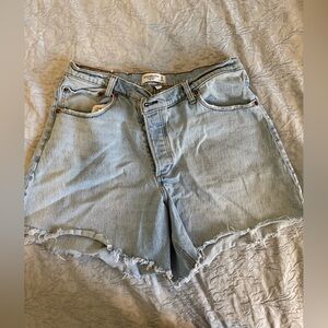 Abercrombie & Fitch Curve Love High Rise Dad Short